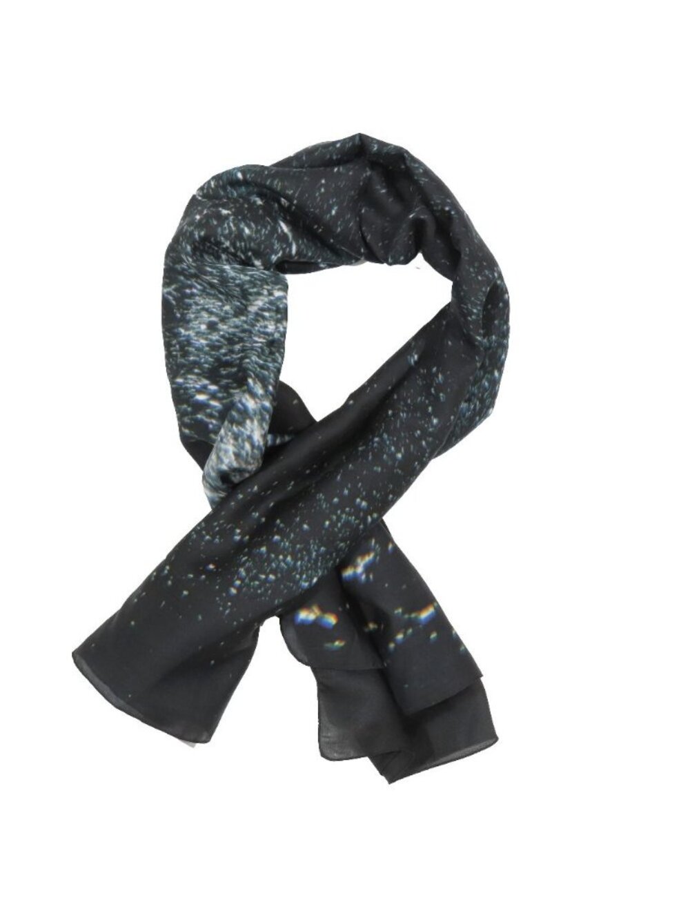 Dior Large Shawl Paint All Pattern Cotton Blend Black Green Scarf - Picture 6 of 6